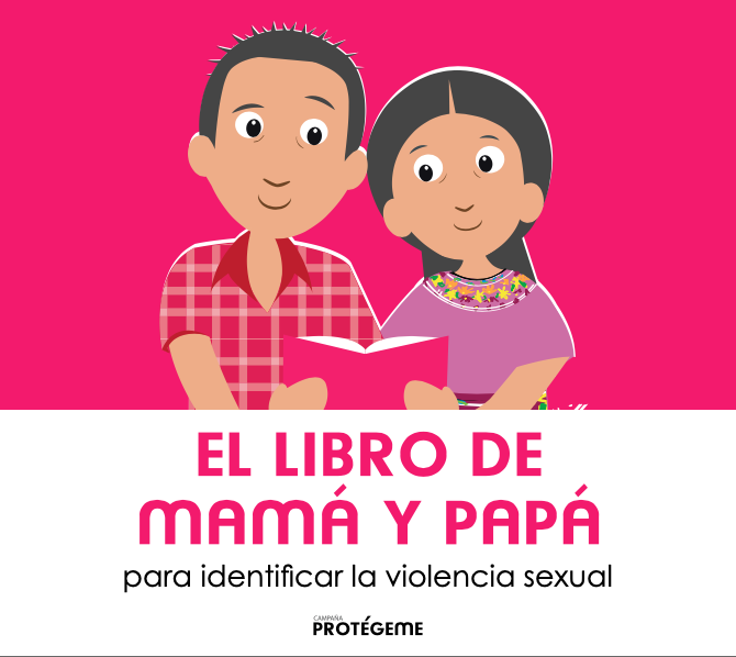 Portada de El Libro de Mamá y Papá para identificar la violencia sexual